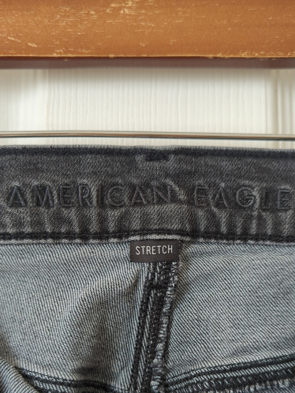 American Eagle Classic Retro 90s Boyfriend Relaxed High Waisted Jeans Black 8 - Picture 8 of 15